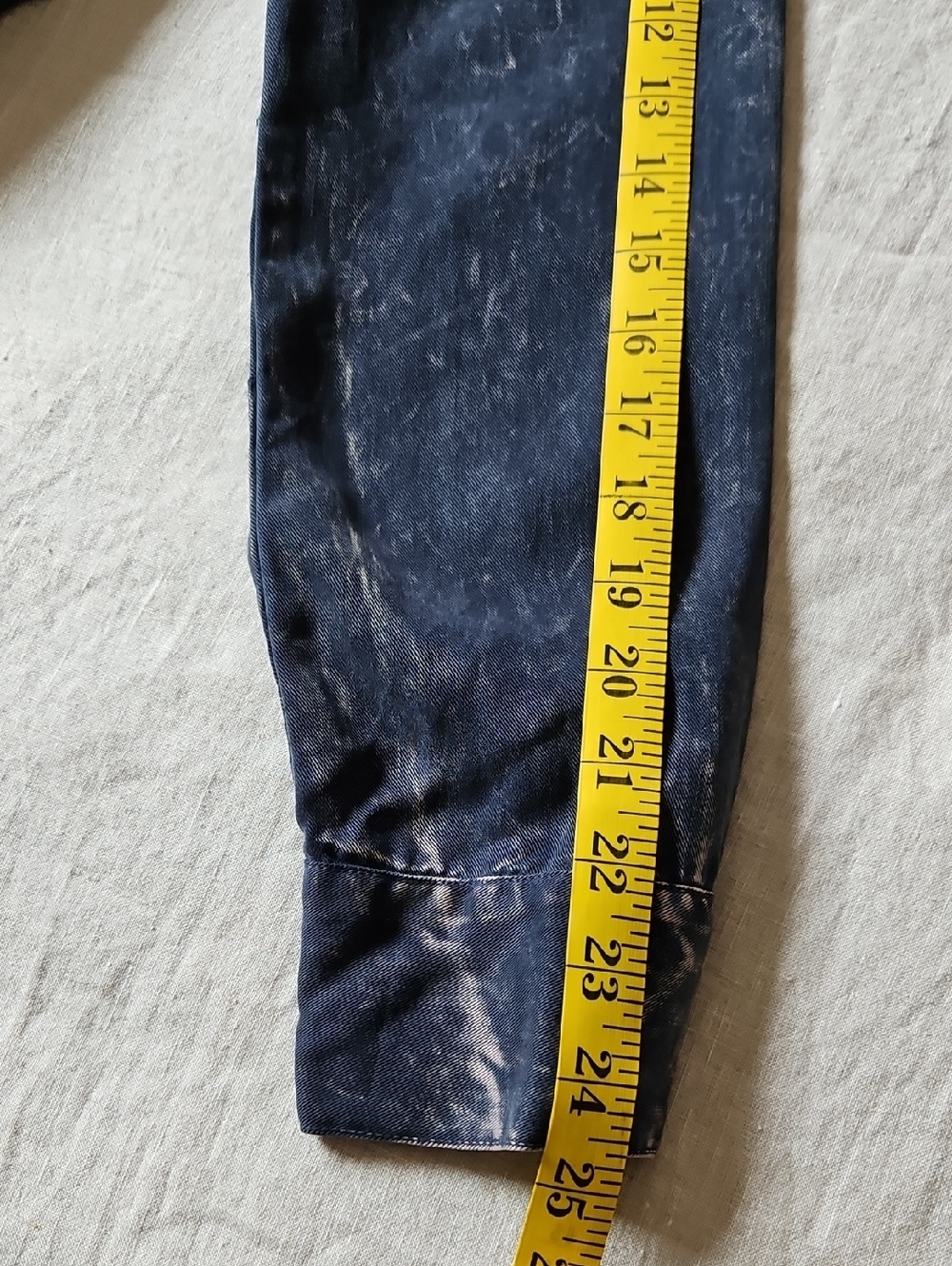 Young Fabulous & Broke Long Sleeve Jumpsuit Midnight Acid Wash Size Medium - Picture 7 of 16
